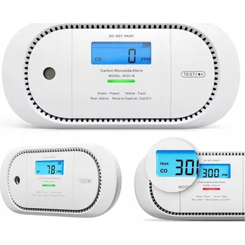 Zabezpečovací technika Detektor oxidu uhelnatého CO s LCD displejem X-SENSE XC01-R ZVUKOVÝ ALARM