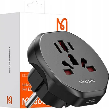 Mcdodo univerzální cestovní adaptér / redukce EU na EU US UK AU CN 2500W