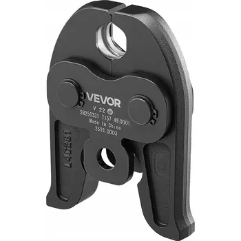 Kleště Lisovací čelist V22, lisovací čelist 22 mm pro trubky z nerezové oceli typu V, krimpovací čelisti z vysoce pevné cementované oceli kompatibilní se standardními lisovacími nástroji