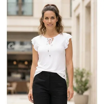 Dámská móda Dámské triko KIXMI POPPY BÍLÁ L