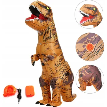 Karnevalový kostým Kostým T-Rex 160-200 cm