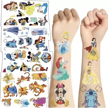 Odstranitelné tetování Dětské dočasné tetování - DISNEY POHÁDKY - 10 ks (Značka: SPADABRAVO)