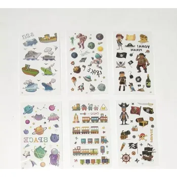 Odstranitelné tetování Dětské dočasné tetování - MIX - 6 ks (Značka: SPADABRAVO)