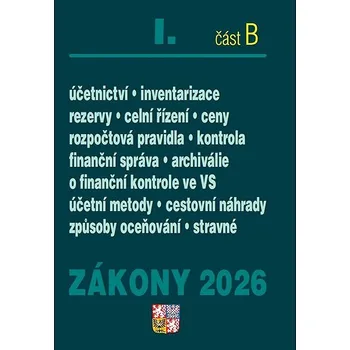 Zákony I B/2026 – Účetní zákony Kniha