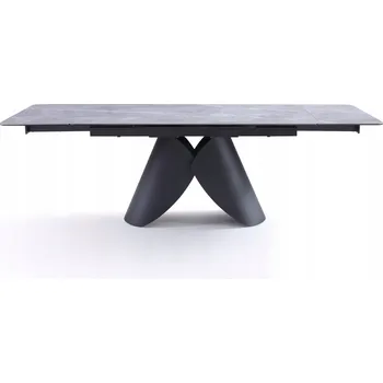 Jídelní stůl Rozkládací obdélníkový jídelní stůl keramický 160(240)x90cm Sestri Šedý