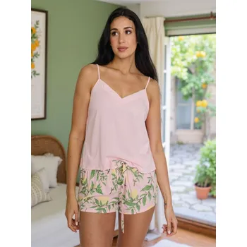 Dámské pyžamo Sinsay - Dvoudílné pyžamo na ramínka - žlutá - 458EC-11X - 458EC-11X-XS