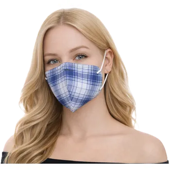 respirátor Balerina zdravotnický Český nano respirátor FFP2 - Blue stripes