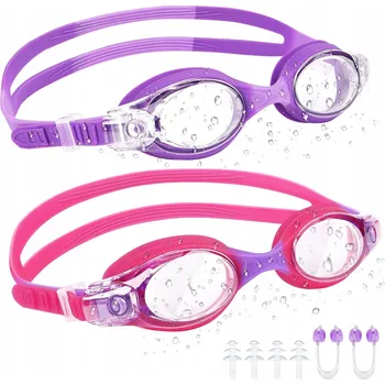 Plavecké brýle Plavecké brýle pro děti Fialovo-růžové 4-16 let