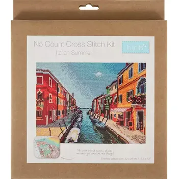 Vyšívací vzor Sada na vyšívání GCSP3 Léto v Itálii (Counted cross stitch kit : Italian summer)