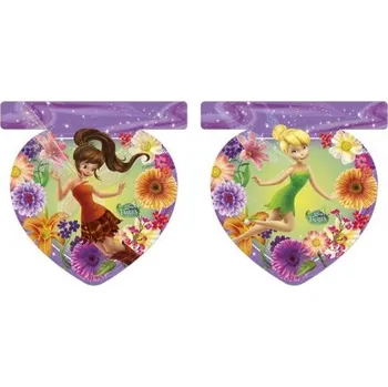 Vlajková girlanda Víla Cililing Magic plastové 230cm