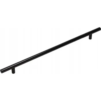 Nábytkové kování Reliingová úchytka RE10, černá matná, 288/368 mm