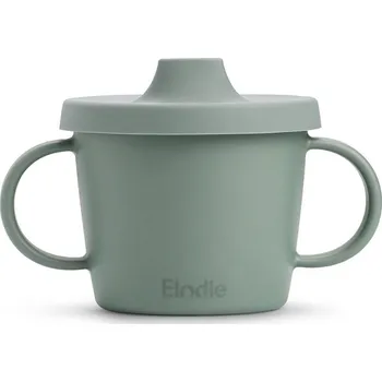 dětská jídelní sada ELODIE DETAILS hrnek Sippy Cup Pebble Green