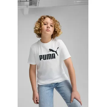 Chlapecké tričko Dětské bavlněné tričko Puma ESS No. 1 Logo Tee 684906 bílá 00X, vel. 164