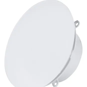 Domácí ventilátor Tichý kulatý koupelnový ventilátor Ø100mm bílý matný eco