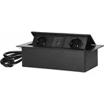 Orno černá Elektrická Zásuvka na pracovní desku