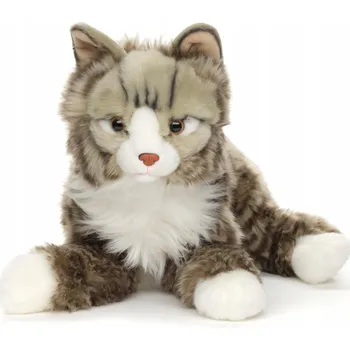 plyšák UNI-TOYS Plyšová Kočka Norská Lesní 46 cm Plyšák