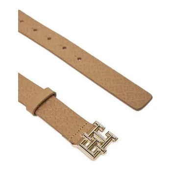 Opasek Dámský pásek Tommy Hilfiger Th Monogram 3.0 Mono AW0AW17354 Hnědá 75