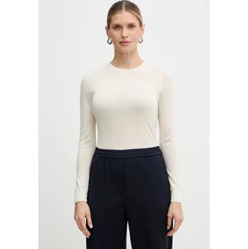 Pánský svetr Vlněný svetr BOSS Ferpina 50544987 béžová 01C, vel. XS