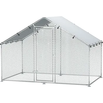 PawHut Venkovní klec - oplocený výběh 3x1,7x1,9 m