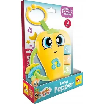 Elektronická Hračka Carotina Baby s chrastítkem Papriko - Lisciani