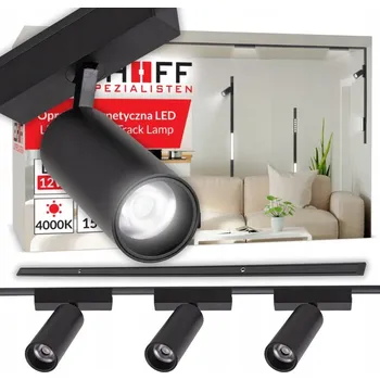 Magnetické lištové osvětlení 1m + 3x LED reflektor TUBA