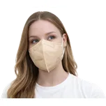 Sada 5ks BÉŽOVÝ Respirátor BreaSAFE® COMMUNITY MASK FFP2 Velikost: L