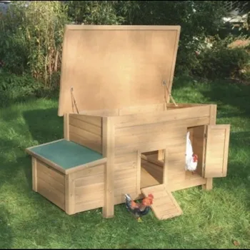 kurník Dřevěný kurník a husník FLORENTINA, 1460x740x800 mm