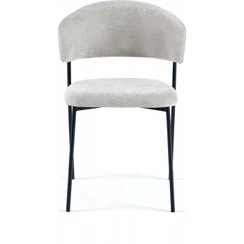 Jídelní židle Pohodlná židle do jídelny / obývacího pokoje s měkkým čalouněním Tokyo Šedá