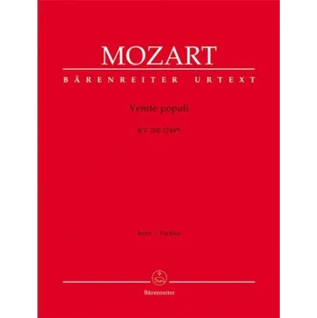 W.A. Mozart: Venite Populi In D Major (noty, partitura)