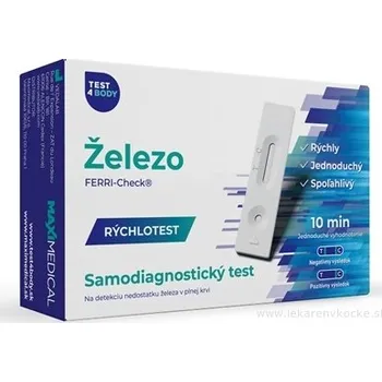 Diagnostický test Veda.Lab Test4Body rychlotest železo domácí test feritin výsledek do 10 minut