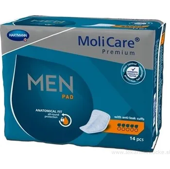Paul Hartmann AG MoliCare Premium Men pad 5 kapek inkontinenční vložky pro muže 14 ks