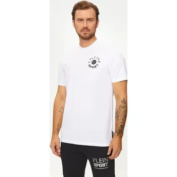 Pánské tričko Plein Sport T-Shirt AADC MTK7940 STE001N Bílá Regular Fit M
