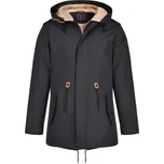 KAM bunda pánská KBS KV112 nadměrná velikost zimní kabát černá 5XL