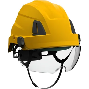 Pracovní přilba OCHRANNÁ PŘILBA ATRA 40 s obličejovým štítem S41 ŽLUTÁ