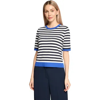 Dámské tričko Betty Barclay úpletové triko s krátkým rukávem 5416/1440 8983 Modrá 36