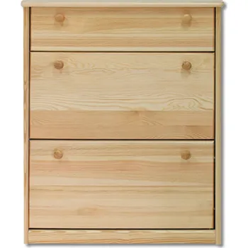 Botník Drewmax dřevěný botník z masivního dřeva borovice SB115 pacyg