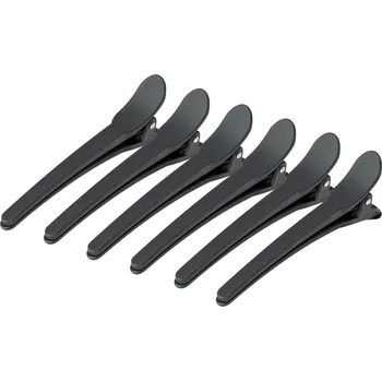 Kosmetika Kadeřnické svorky E-17 10 ks. 10,5 cm černé