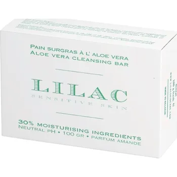 Mýdlo LILAC Hydratační mycí kostka s Aloe Vera Surgras Aloe Vera Syndet Bar