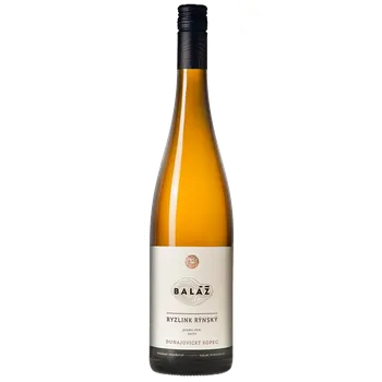 Ryzlink rýnský 2024, pozdní sběr, Vinařství Baláž, suché