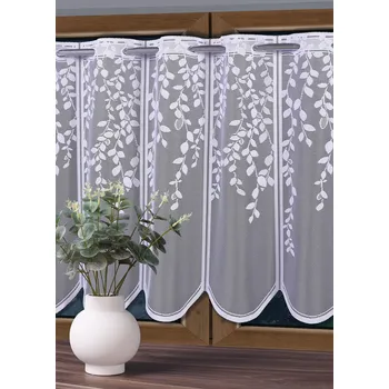 Záclona JIMI Textil Vitrážková Záclona Bílá Metráž