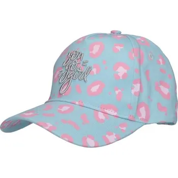 Čepice Dívčí čepice s kšiltem Lewro DOVETTE 8/11 Světle modrá, Růžová, Šedá