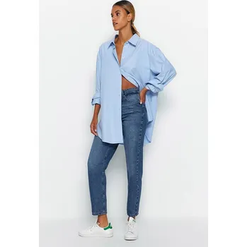 Dámské džíny Džíny trendyol Blau 2873986 40