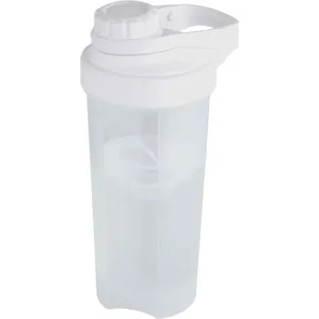 Láhev Forza sportovní láhev o objemu 700 ml s šejkrovou kuličkou - Průhledná čirá