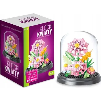 ostatní stavebnice Stavebnice Květiny Chryzantémy pod skleněným poklopem 229 dílků ARTYK