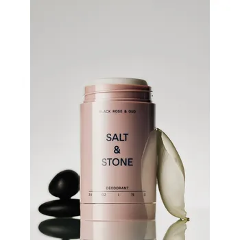 Sada Salt & Stone Přírodní deodorant v tyčince 2x75g Black rose & Oud