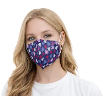 respirátor Balerina zdravotnický Český nano respirátor FFP2 - Hearts