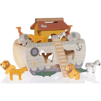 Hračka pro nejmenší Zopa Wooden Ark aktivity hračka ze dřeva 1 ks