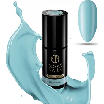 Lak na nehty Hybridní lak Boska Nails modrý odstín č. 405 6 ml