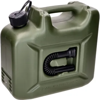 Nářadí na motocykly Kanystr na benzín 10 l Hünersdorff Profi olivový 53493