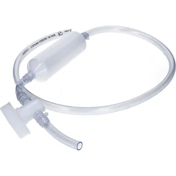 Nářadí na motocykly Ruční pumpa / pumpa na kanystr Hünersdorff s průhlednou hadicí (1450 mm) a výpustí 53509